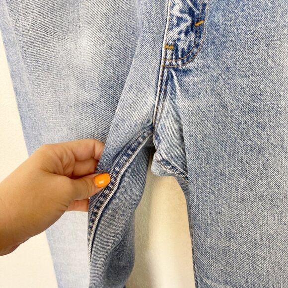 Vintage Levis 60s Big E Orange Tab Straight Leg Jeans Cotton Denim Size 40 - Picture 4 of 10